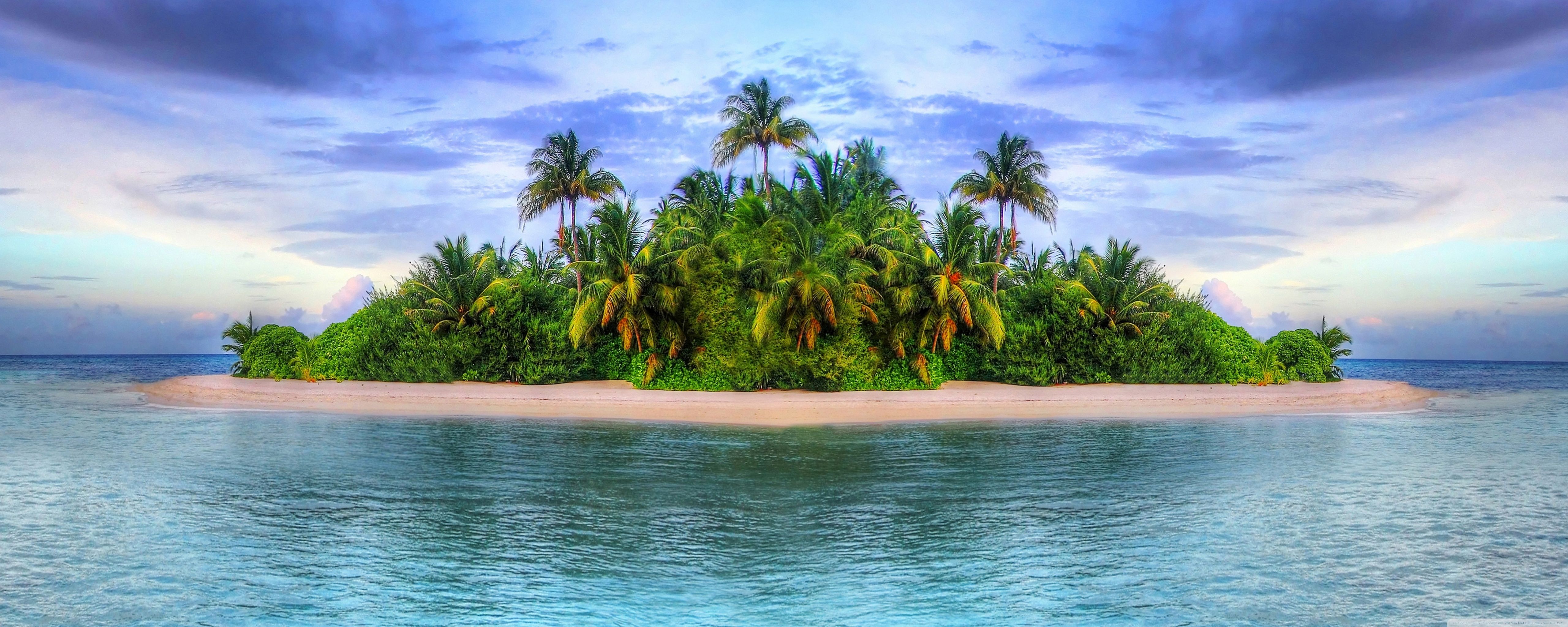 5120x2048 Tropical Island 4K UHD Wallpaper for UltraHD Desktop and TV : Dual Monitor : Smartphone and Tablet Devices