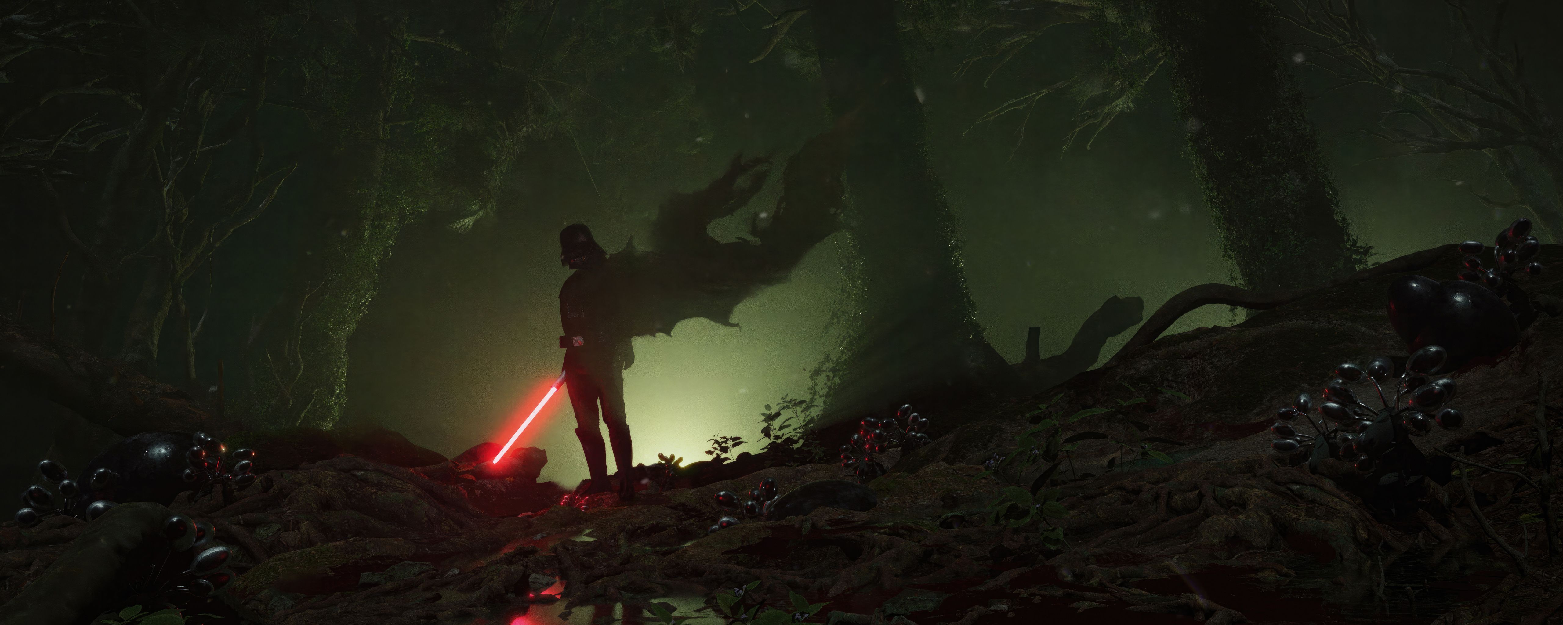 5120x2048 Darth Vader Is Back From Shadows Apple iPhone, iPod Touch, Galaxy Ace , HD 4k Wallpaper, Image, Background, Photos and Picture