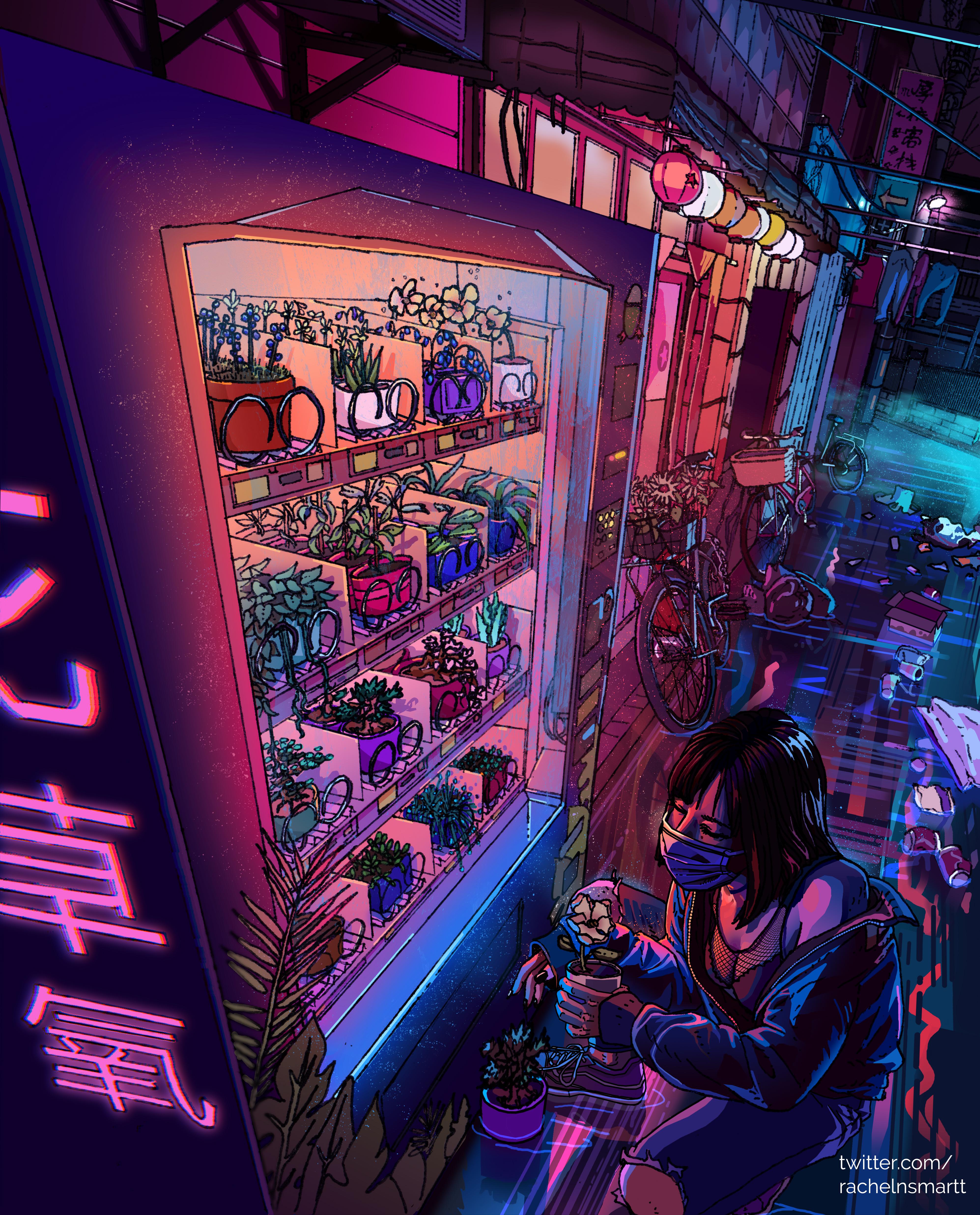 3989x4942 Changchun Rain, Me, Ink and Digital, 2020