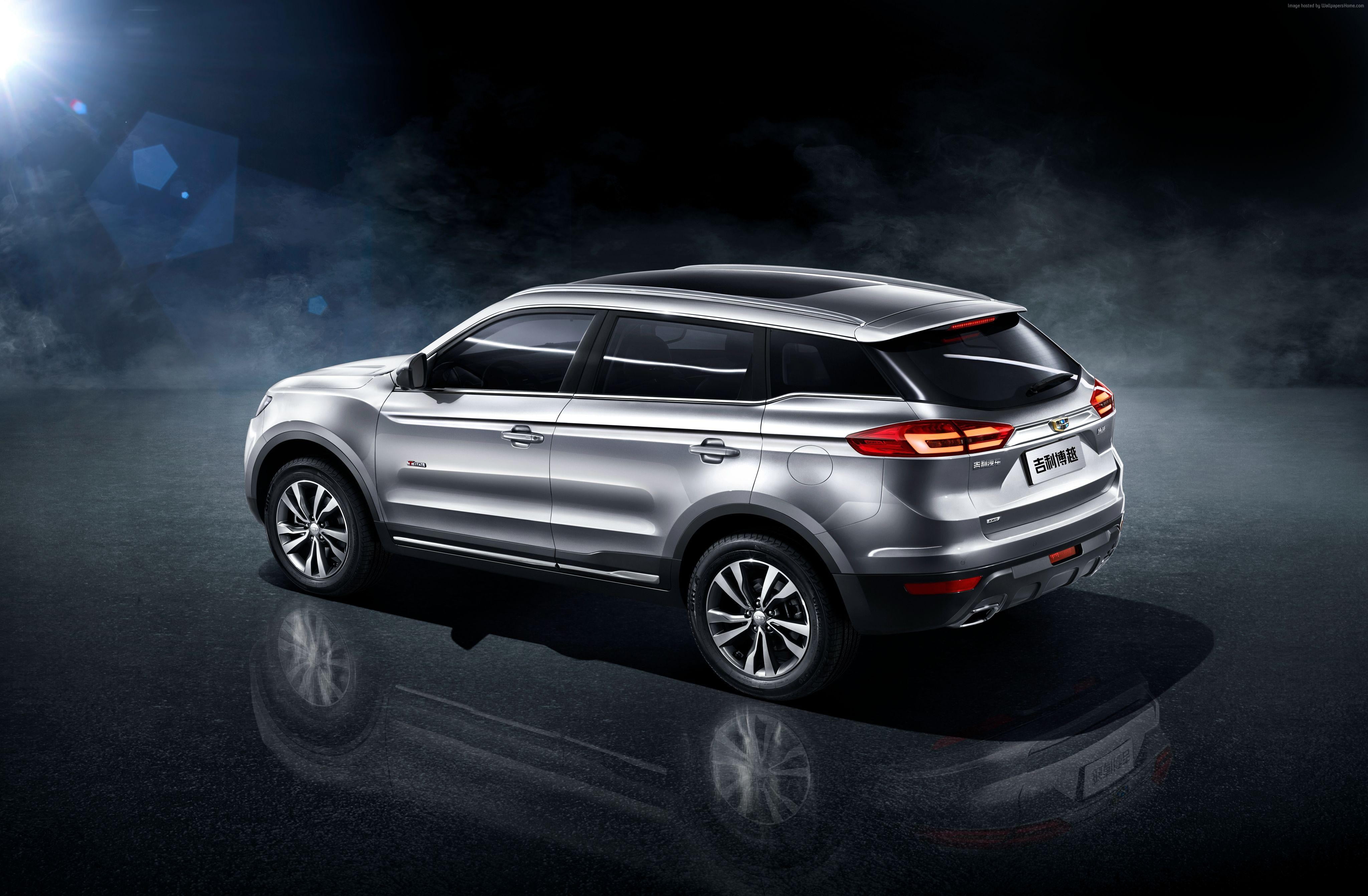 4096x2683 Silver SUV, Geely Boyue, 2018 Cars, 4k HD wallpaper