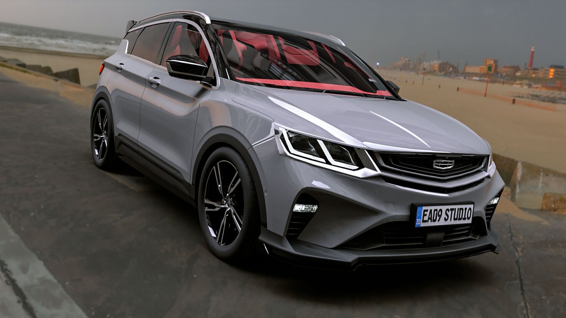 1920x1080 Geely Coolray 3D model