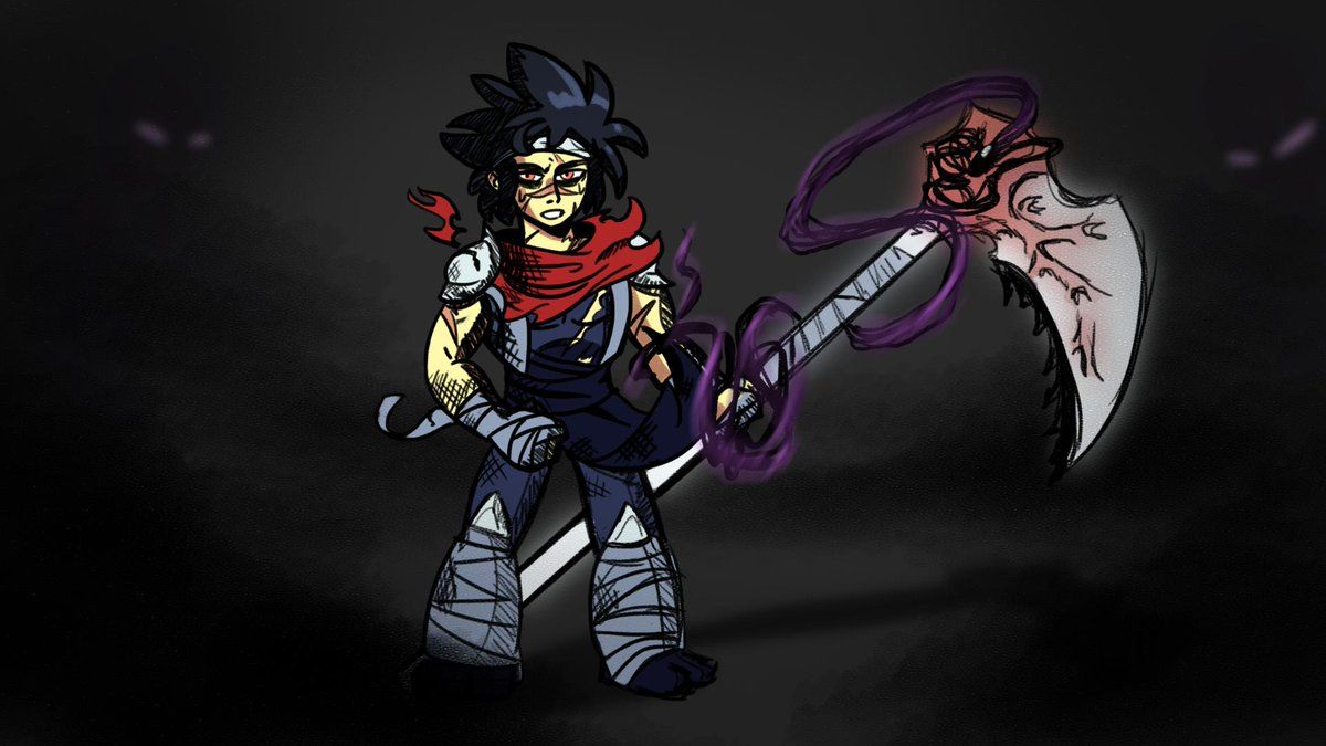 1200x675 Taming the shadows. #Jiro #Brawlhalla #BrawlhallaArt