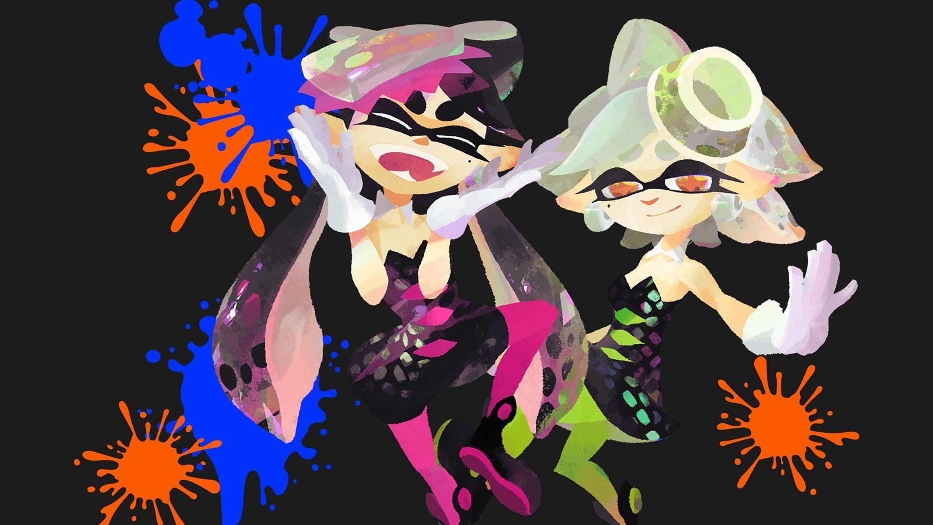 1920x1080 Splatoon HD Splash: Vibrant Ink Heroes Wallpaperx1080