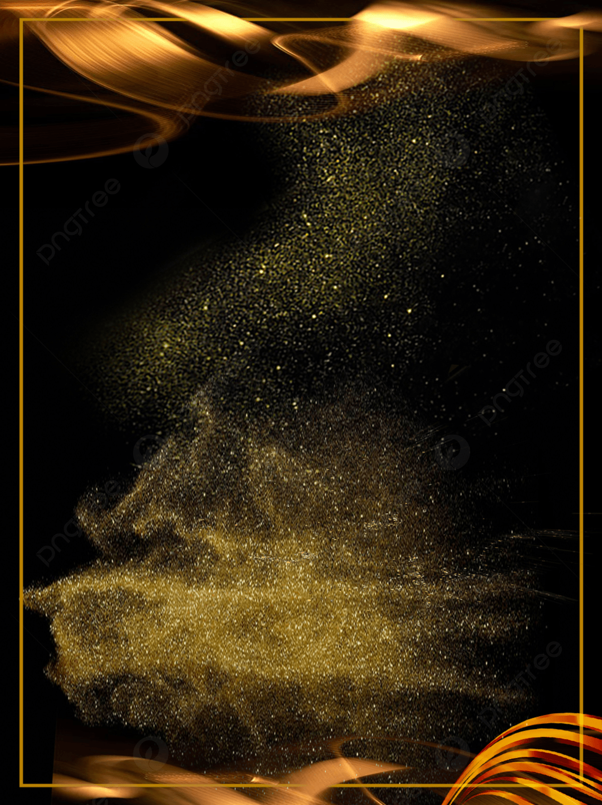 1200x1604 Minimalistic Black Gold Background Template Wallpaper Image For Free Download