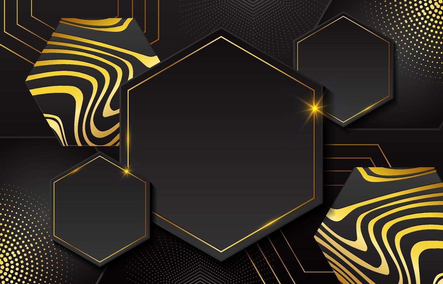 1531x980 Black Gold Geometric Background