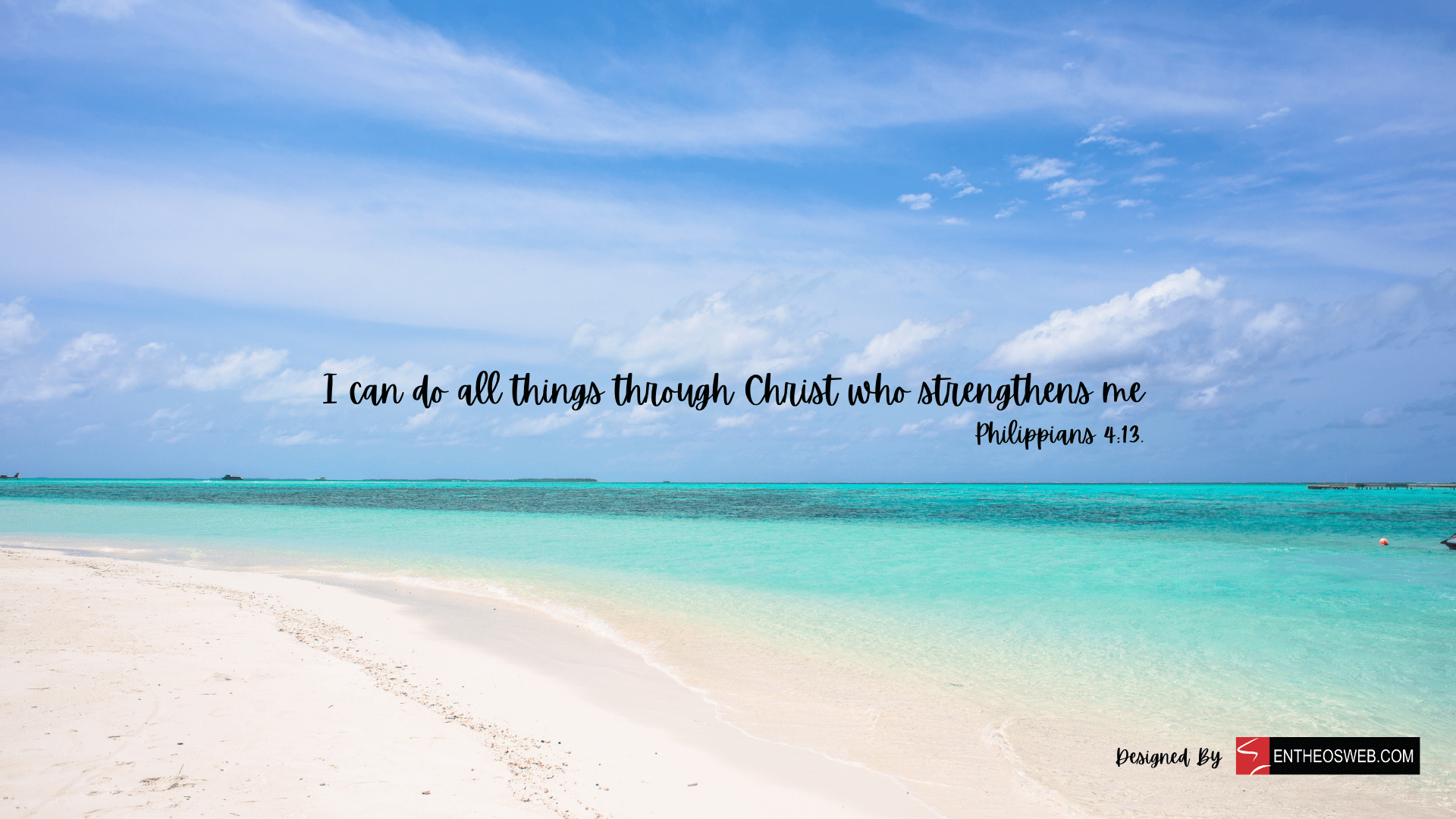 1920x1080 Christian Desktop Wallpaper with Encouraging Bible Verses