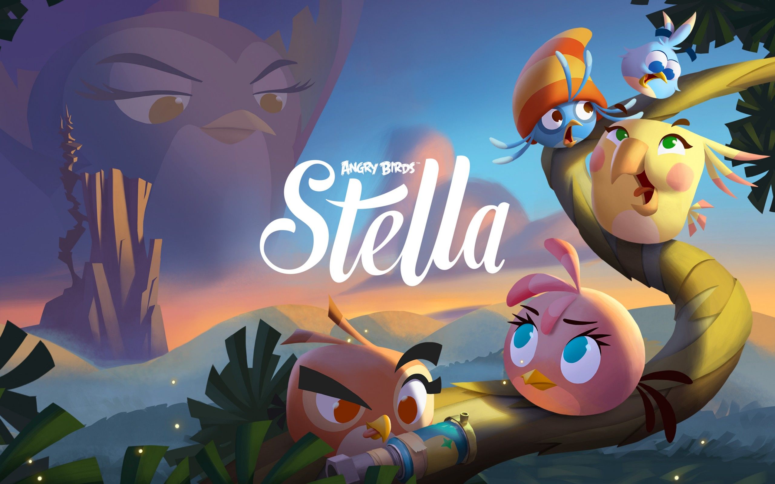 2560x1600 Angry Birds Stella Wallpaper