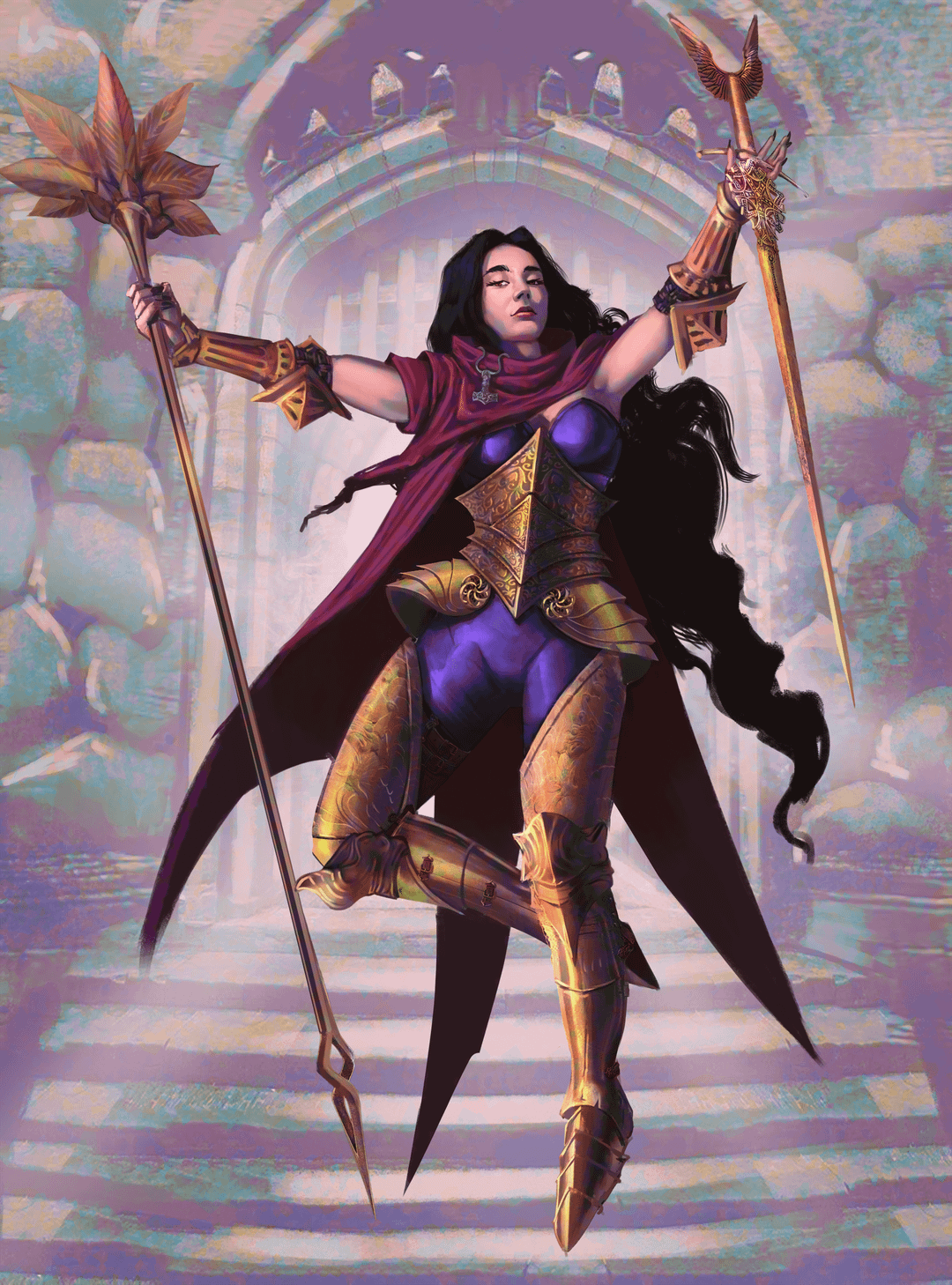 1080x1458 Art] [OC] What I miss most about being a dungeon master is creating my villains. Blinding Brightness Lumen, my players thought she was a hero