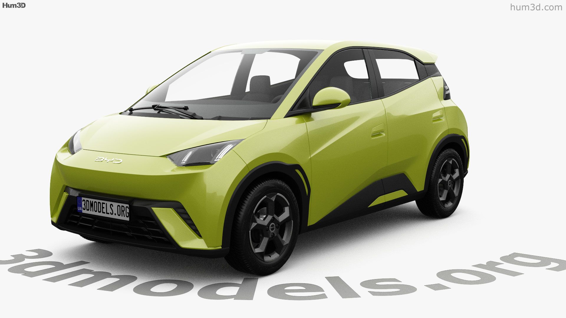 1920x1080 view of BYD Seagull 2025 3D model