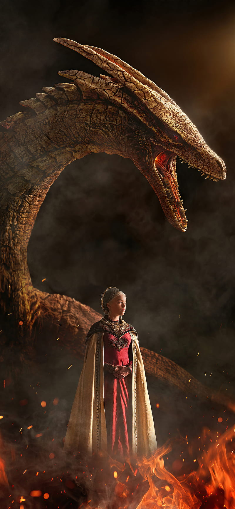 800x1732 Milly Alcock House Of The Dragon iPhone XS, iPhone iPhone X, , Background, HD phone wallpaper
