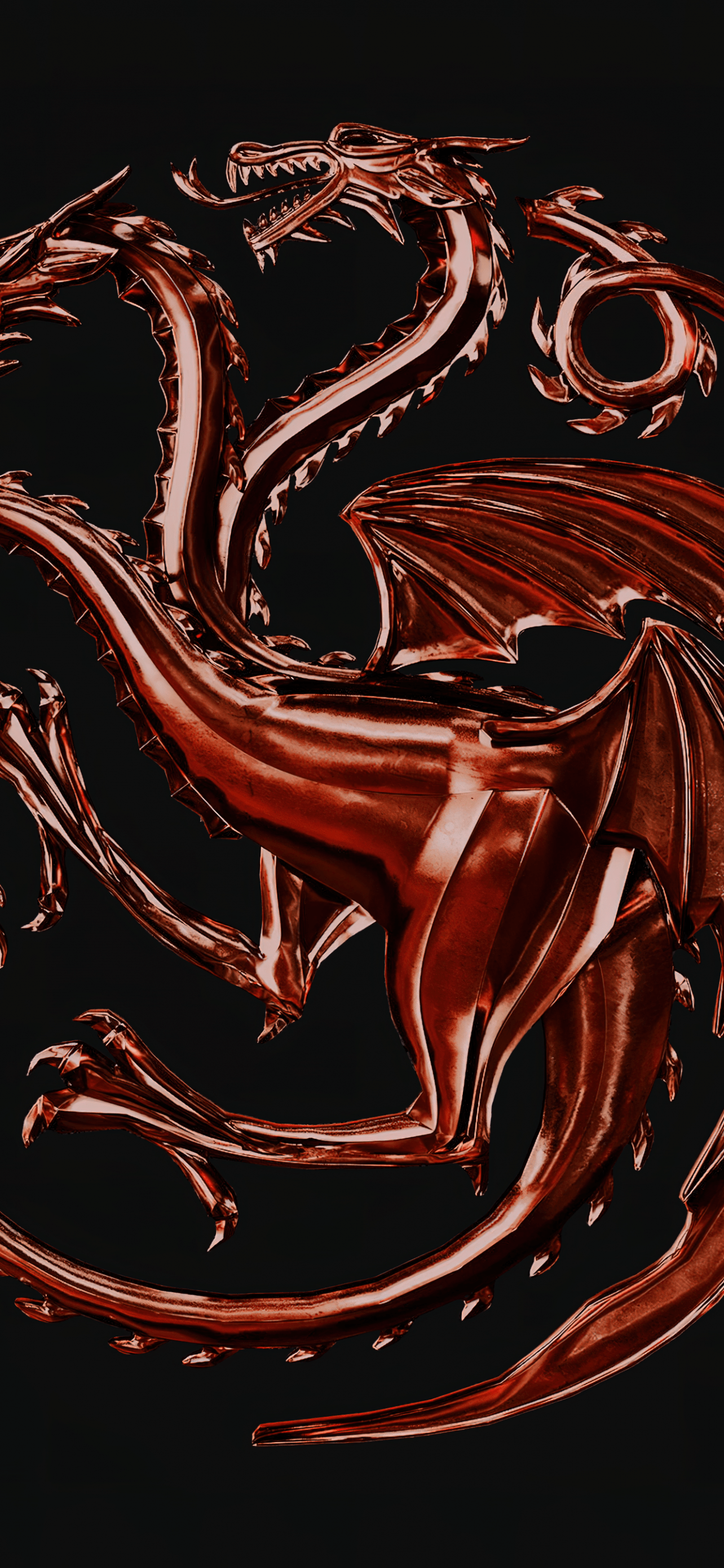 1284x2778 House of the Dragon Wallpaper 4K, HBO series, Black background