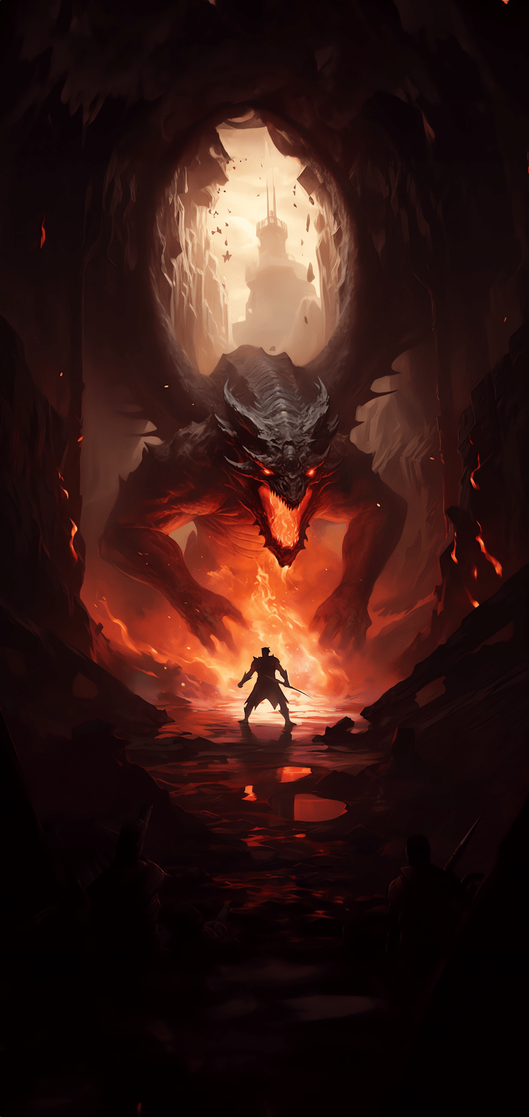 758x1600 House Of The Dragon Mobile Wallpaper