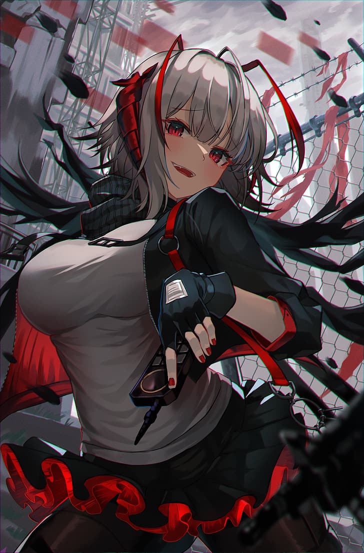 728x1106 HD wallpaper: anime, anime girls, Roco, Arknights, W(Arknights)