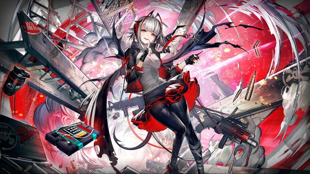 1280x720 Arknights : W Voicelines with English Text