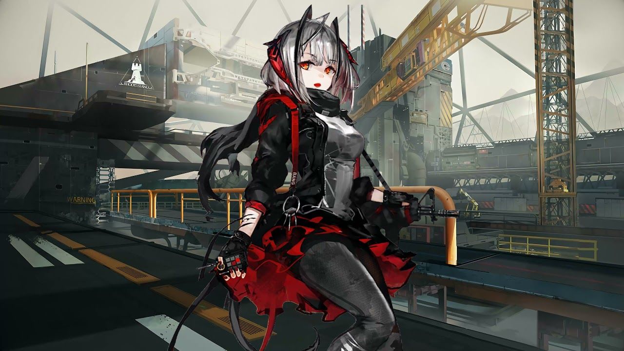 1280x720 Anniversary Rosmontis and W Live2D Teaser but it's 4K