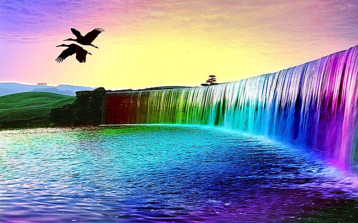 1488x930 Best Free HD Wallpaper: Beautiful Waterfall Wallpaper
