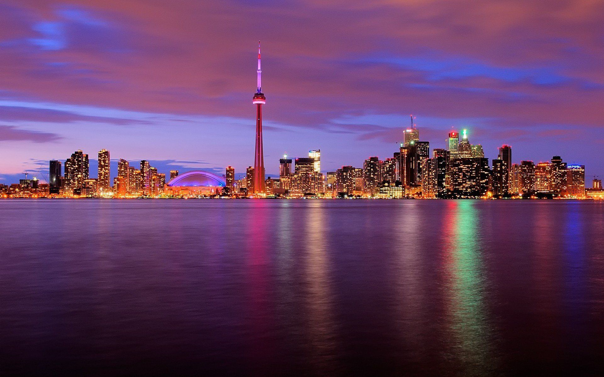 1920x1200 Toronto Skyline at Dusk