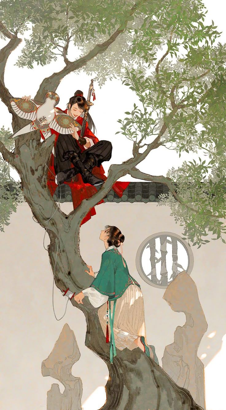 736x1332 Medieval chinese art. Medieval china art, Chinese illustration wallpaper, Character design