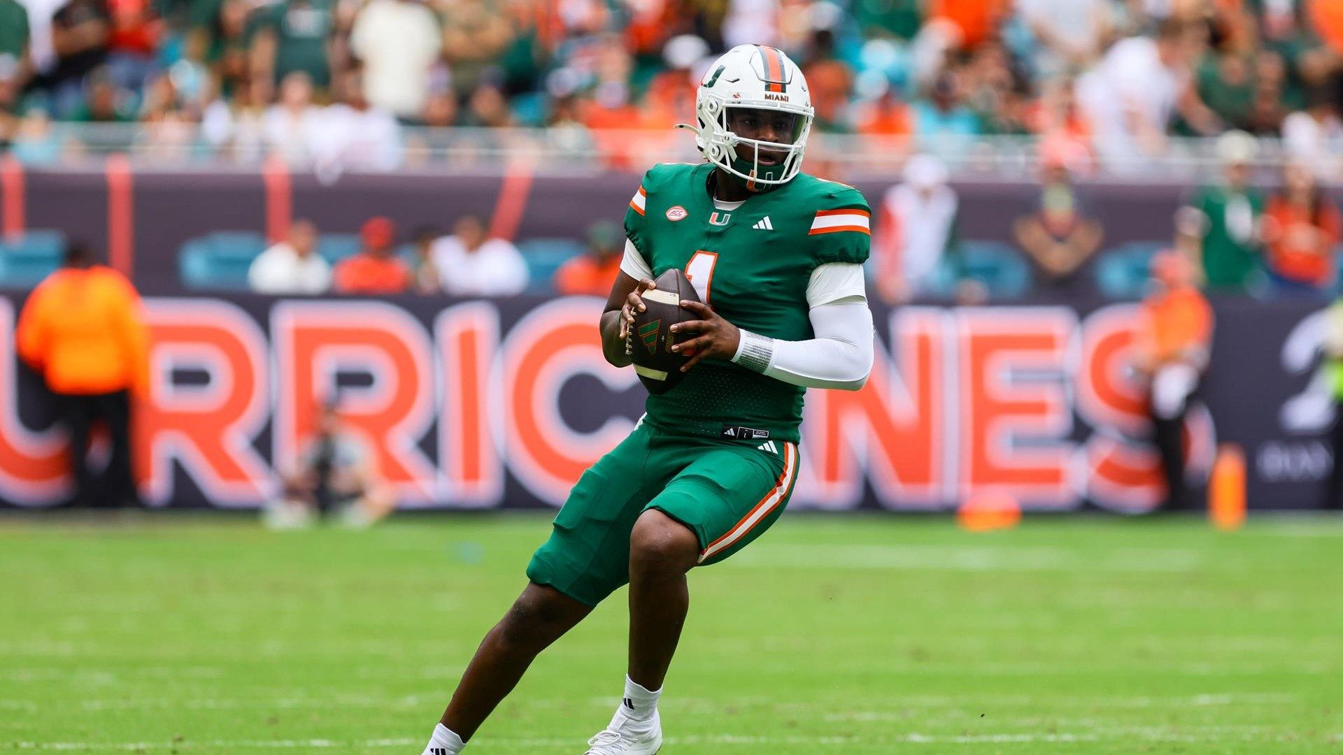 1920x1080 Miami's Cam Ward Tabbed a 2024 Walter Camp Player of the Year Finalist Coast Conference