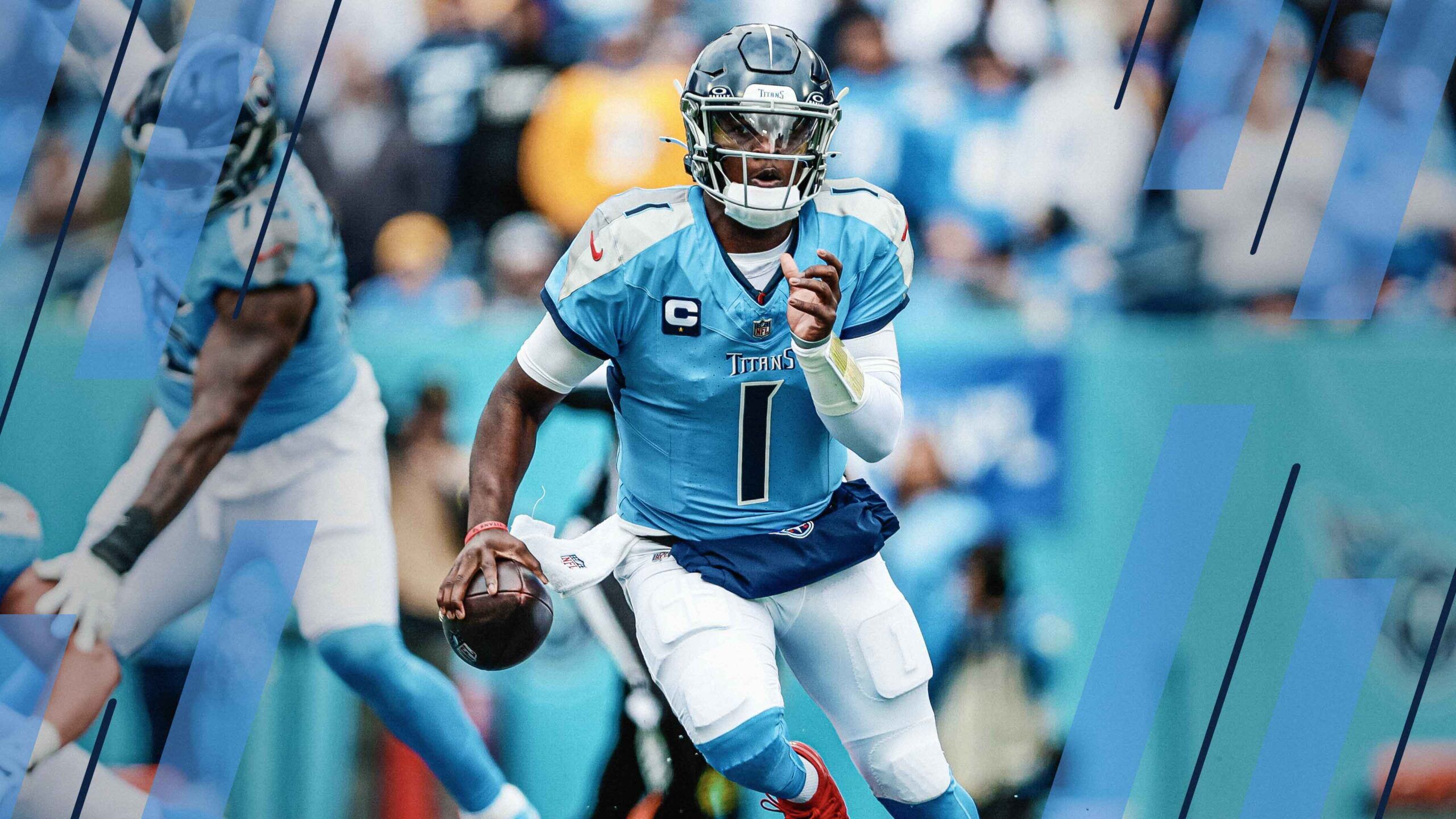 2560x1440 QB Film Review: Cam Ward delivers the breakout performance Titans fans have been waiting for