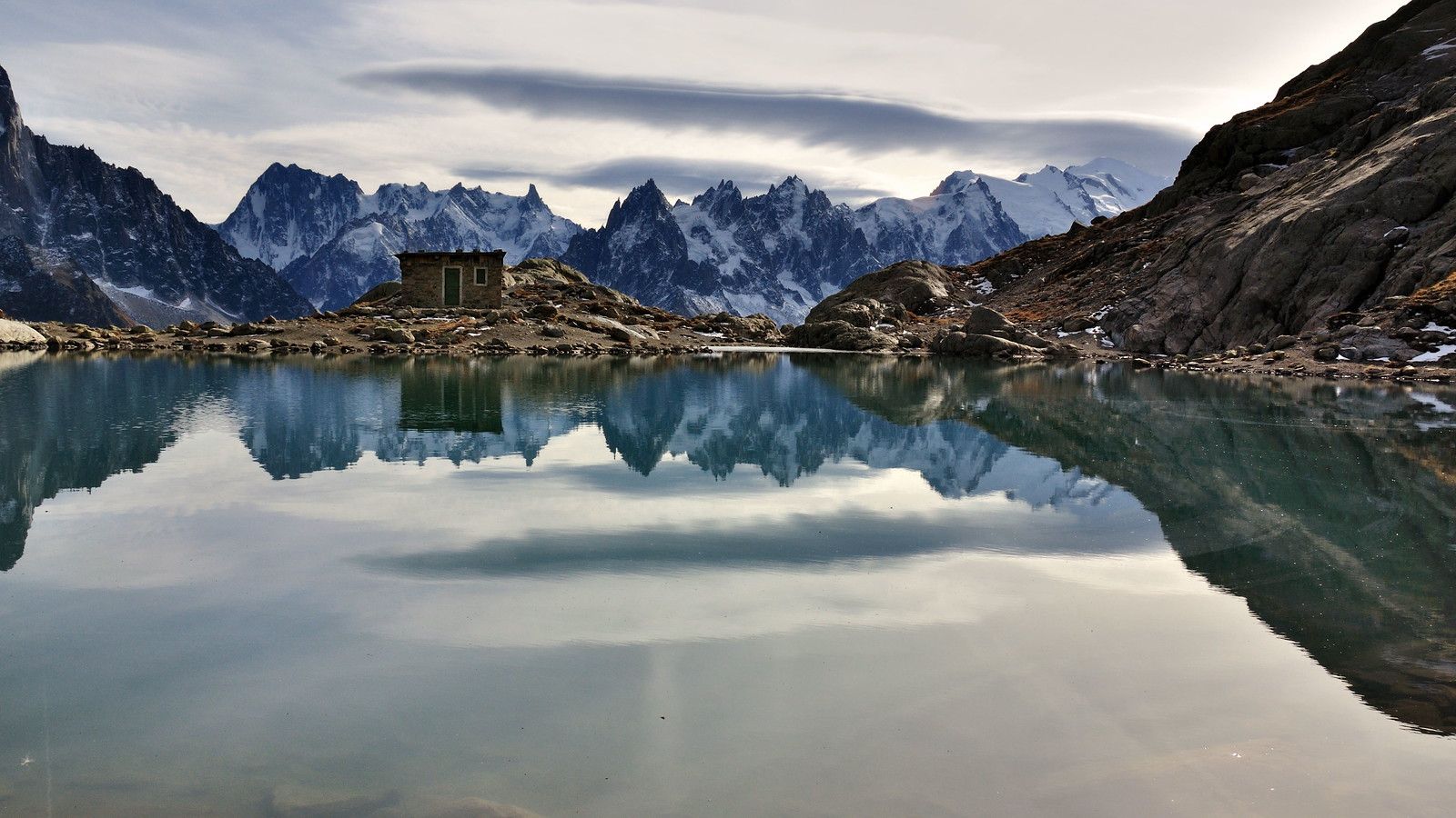 1600x900 Lac Blanc. Lac Blanc close to Chamonix