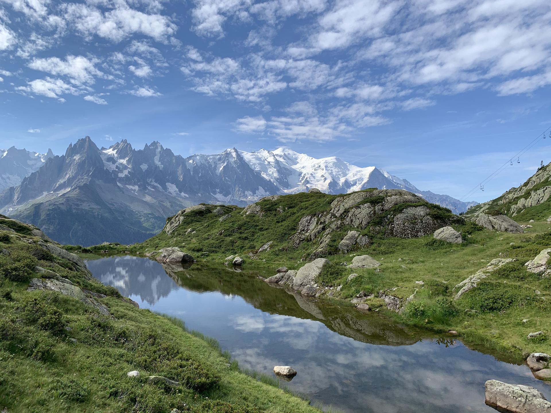 1920x1440 Lac Blanc and Lacs des Chéserys Loop