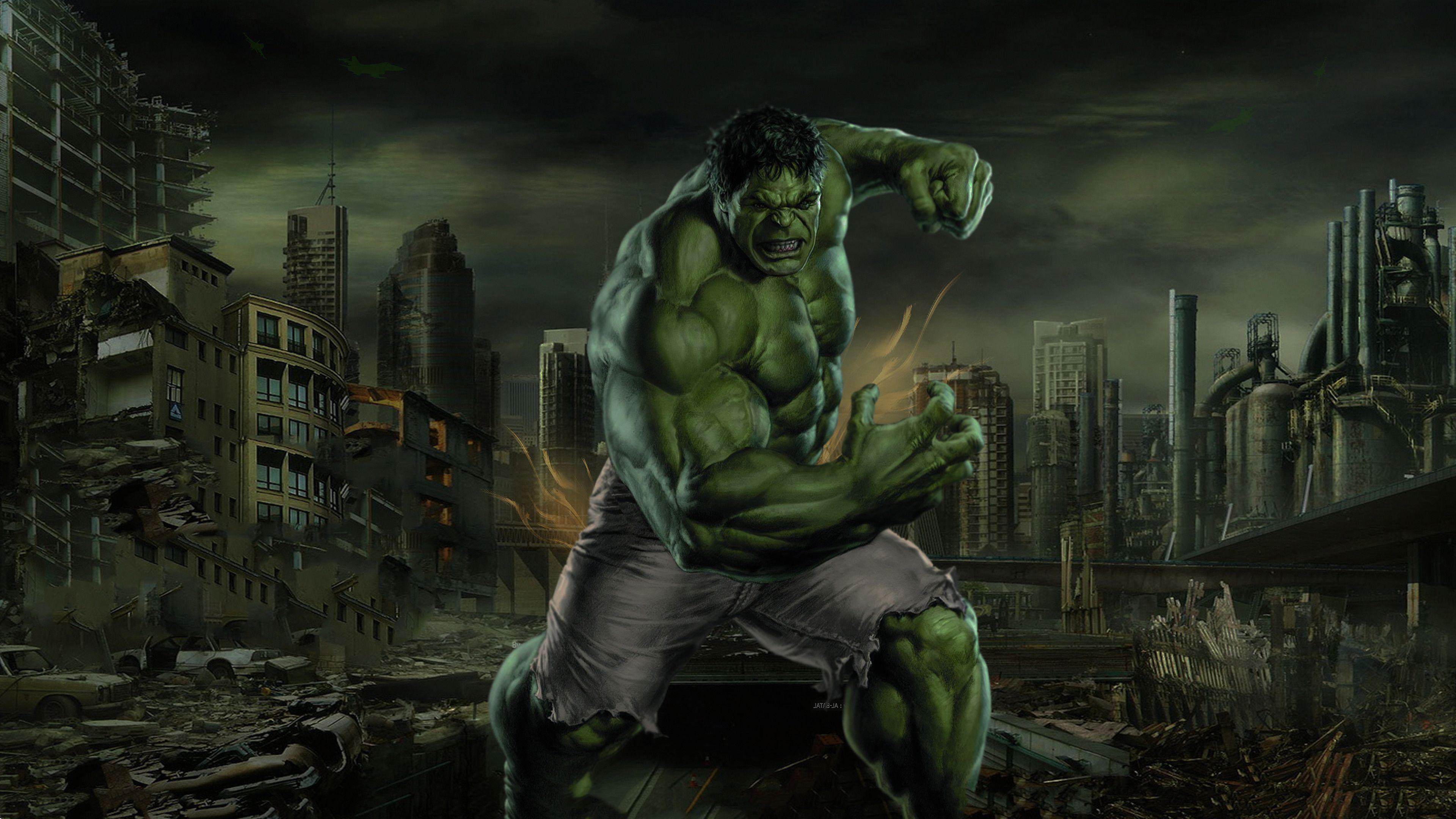 3840x2160 Hulk Smash Wallpaper
