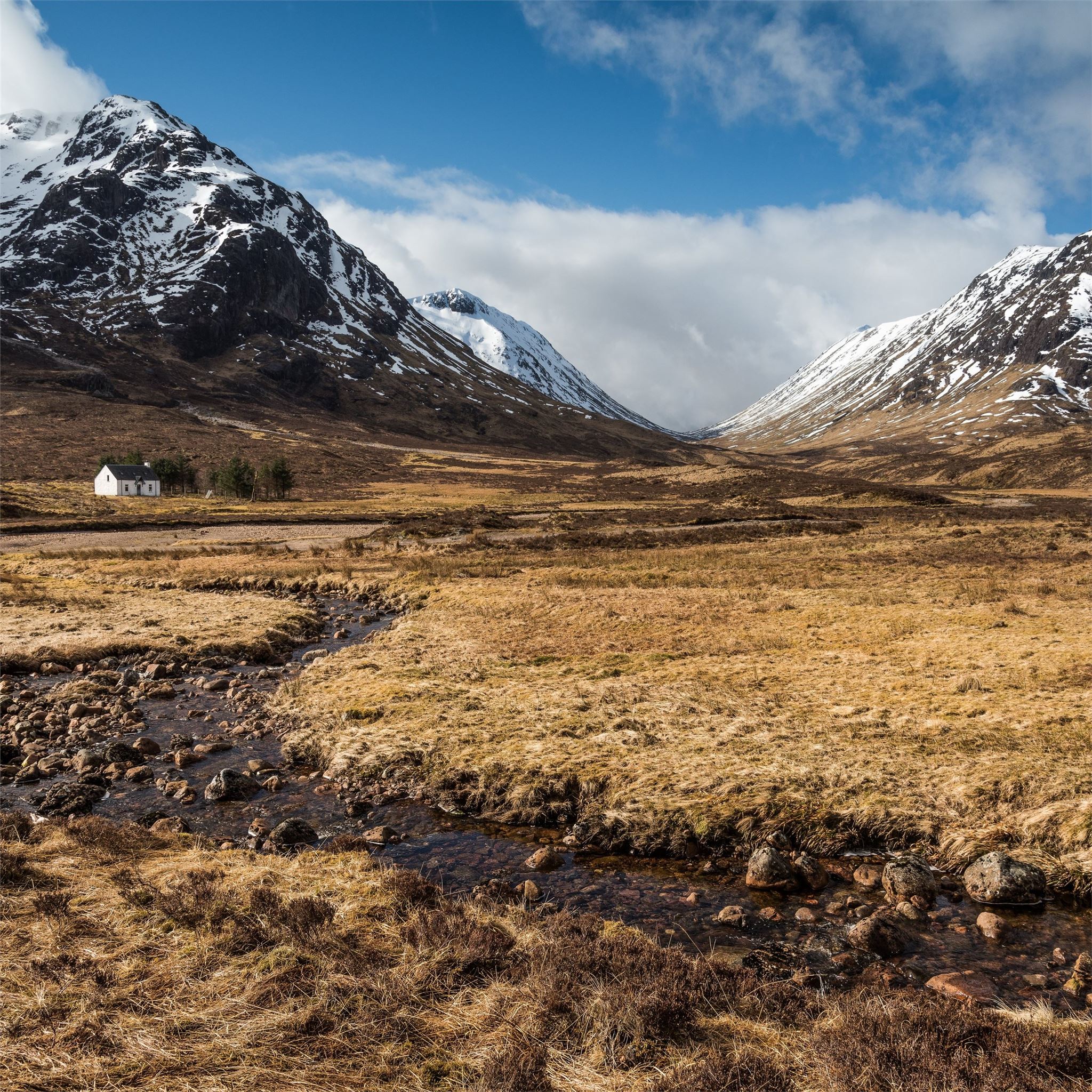 2048x2048 mountains stones scotland grasslands ben nevis 8k iPad Air Wallpaper Free Download