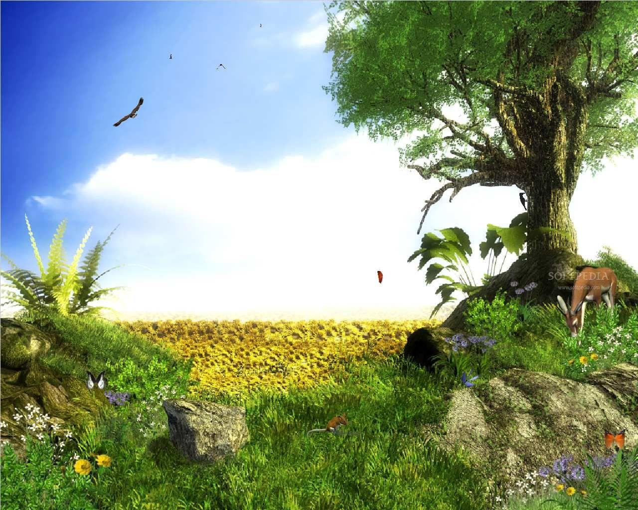 1280x1024 Best Of Animated Nature Wallpaper HD