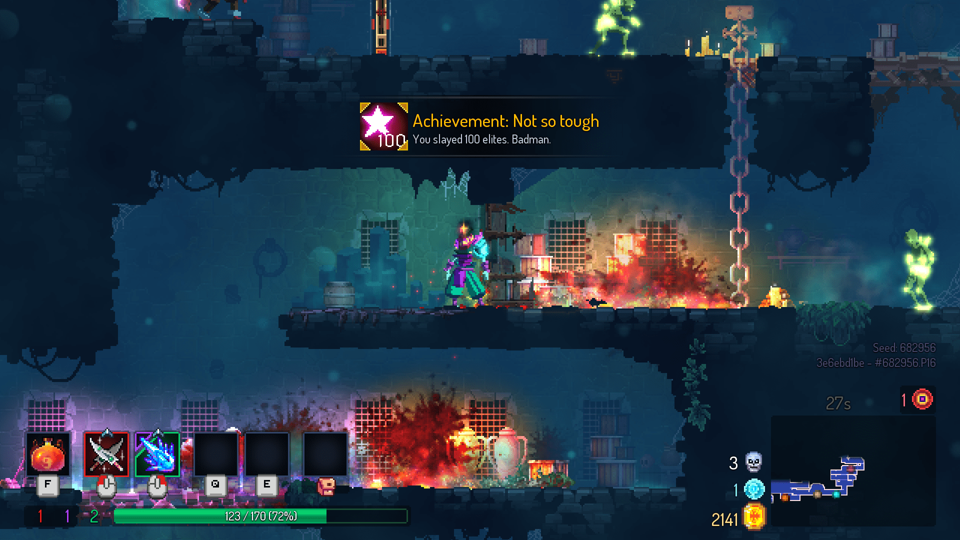 1920x1080 This achievement keeps pooping every time i kill any enemy and is getting annoying, I didn't have this bug on the previous version before the DLC. Any way to fix it?