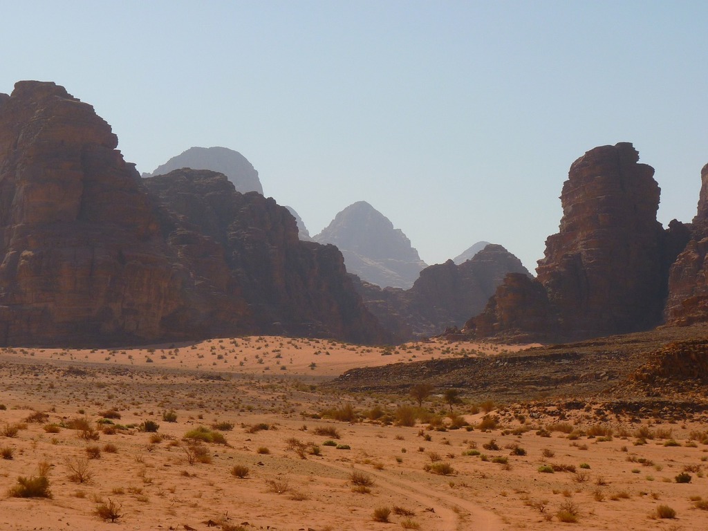 1024x768 Public domain stock image. Wadi rum negev negev desert