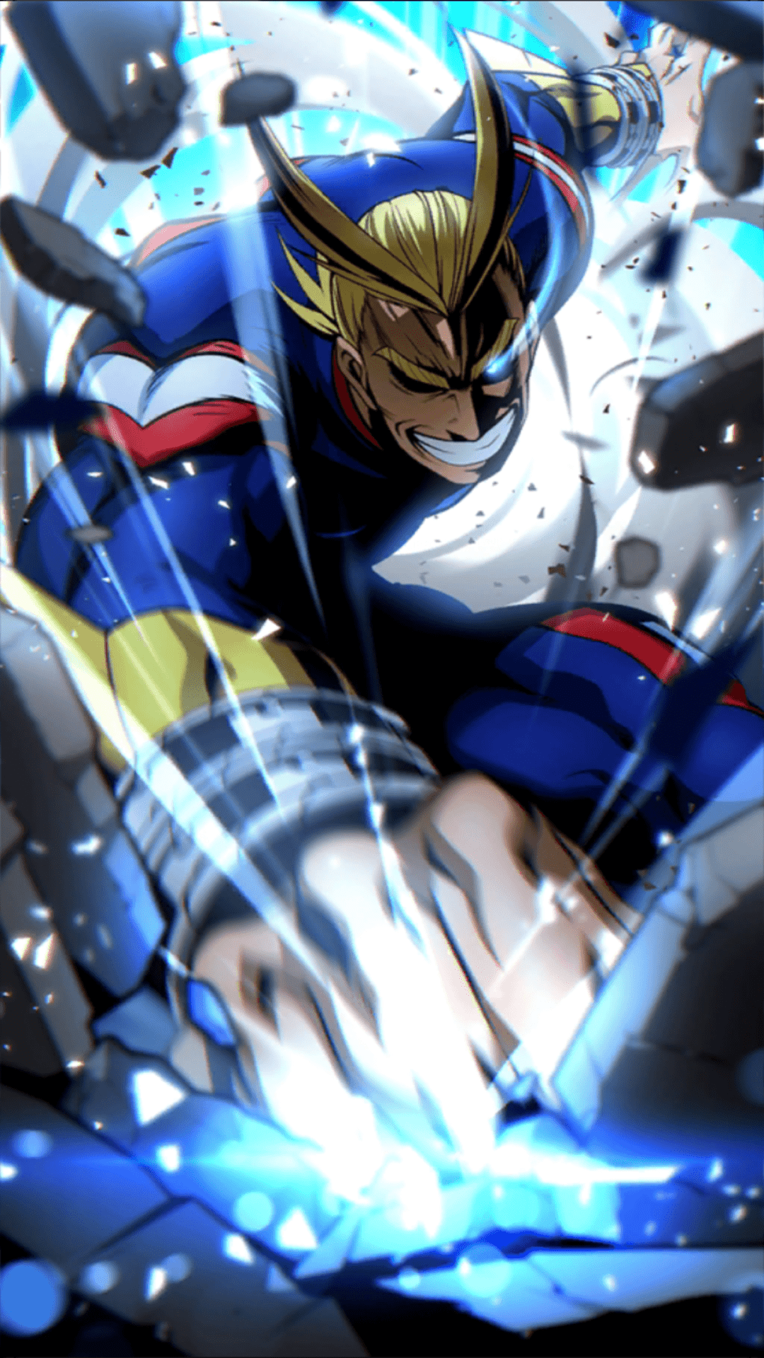 1080x1920 All might vs the 4th Raikage