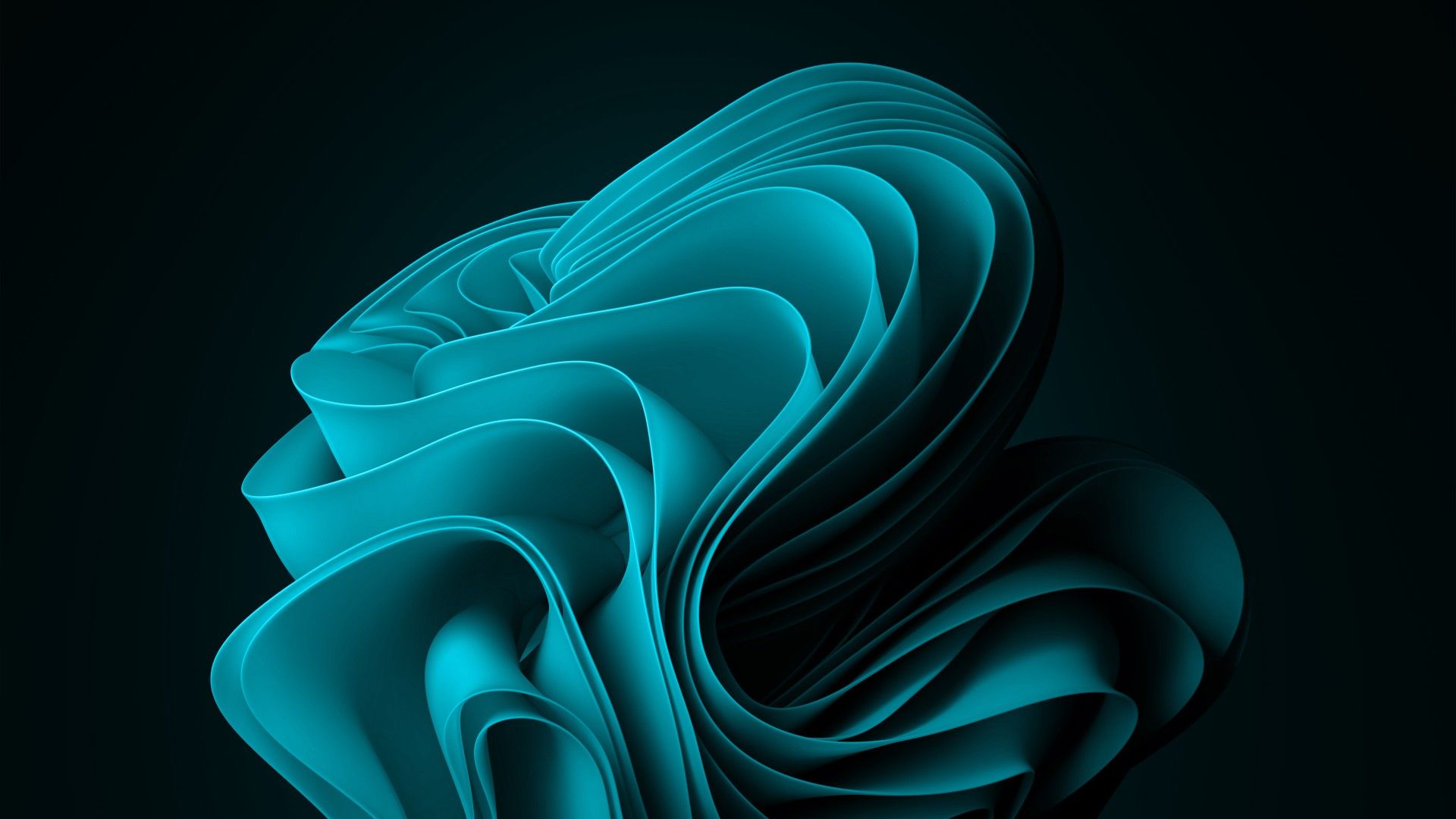 1920x1080 Cyan Windows 11 Logo 4K HD Windows 11 Wallpaper