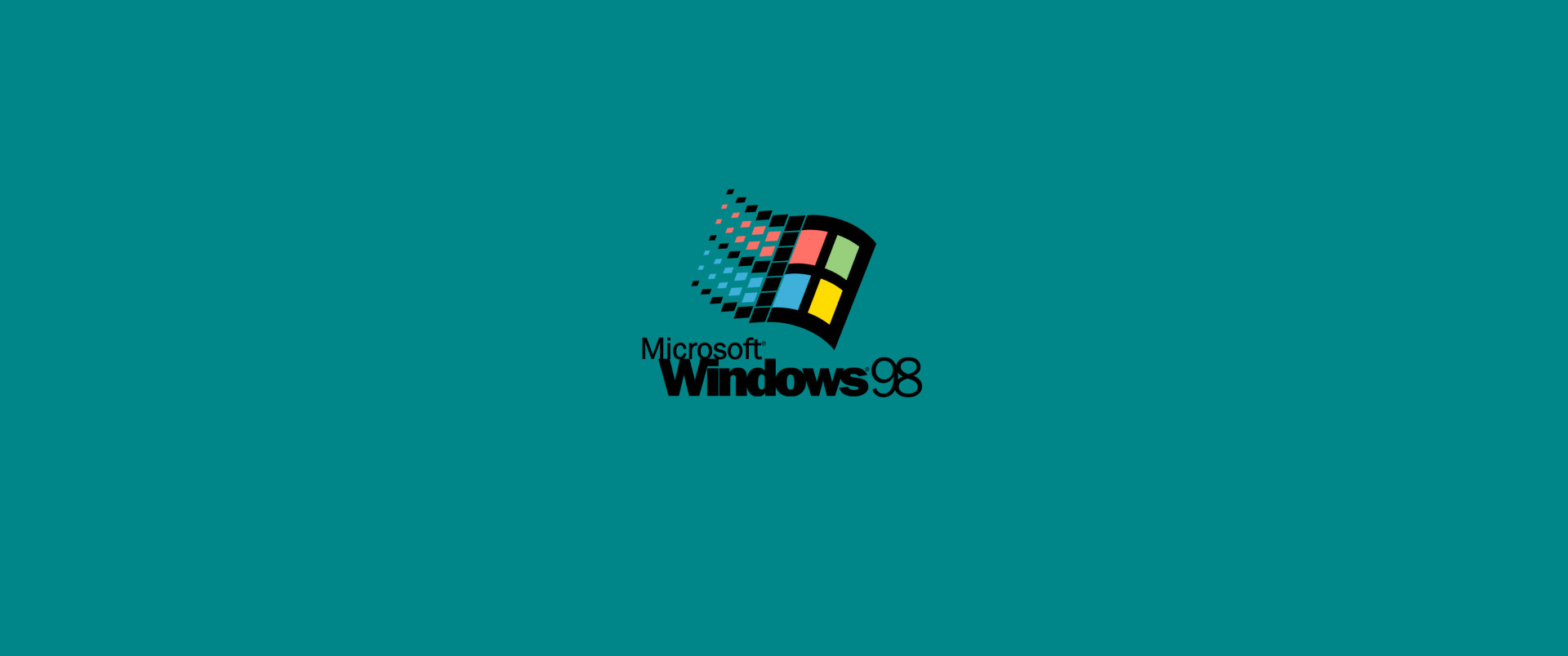 1920x804 Windows 98 Classic: Timeless Tech HD Wallpaperx1440
