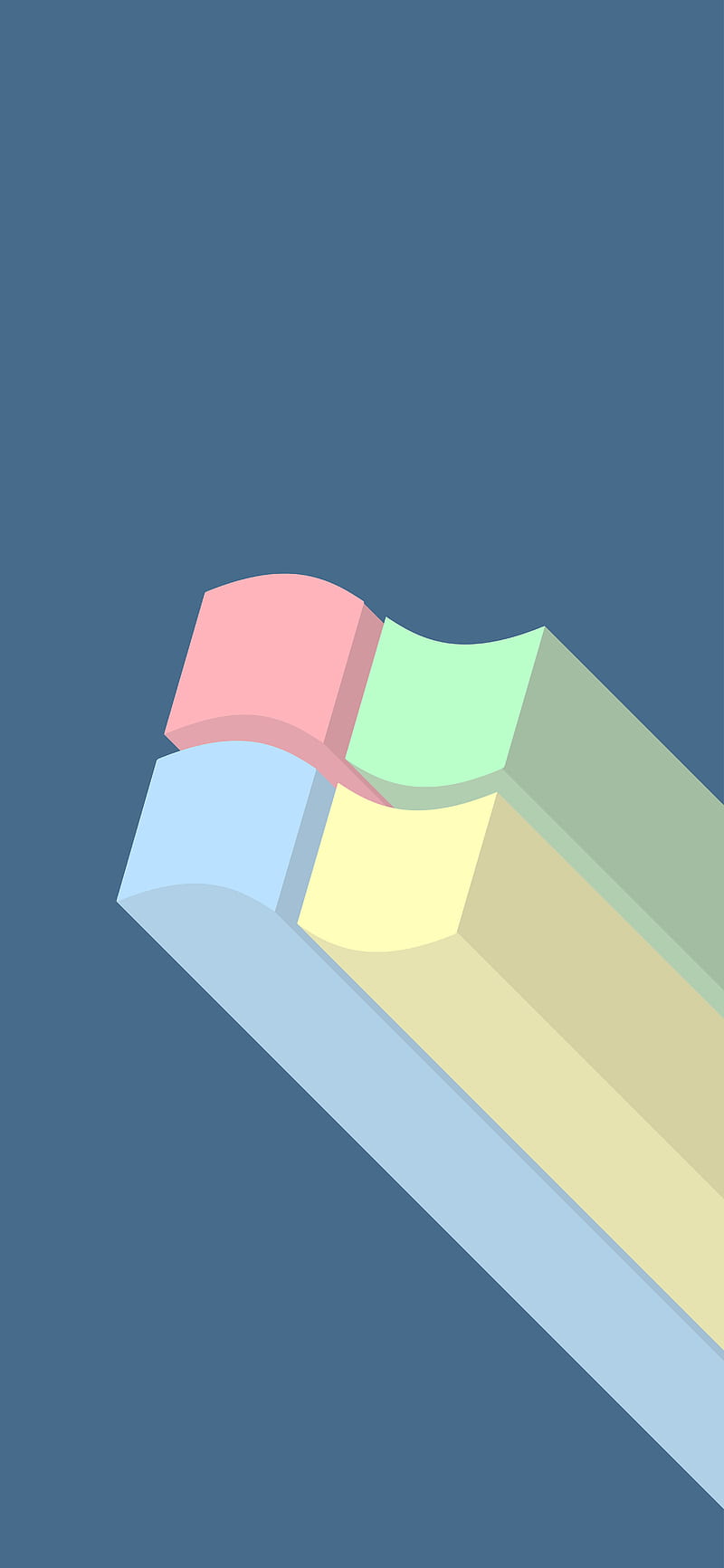 800x1732 HD windows teal wallpaper