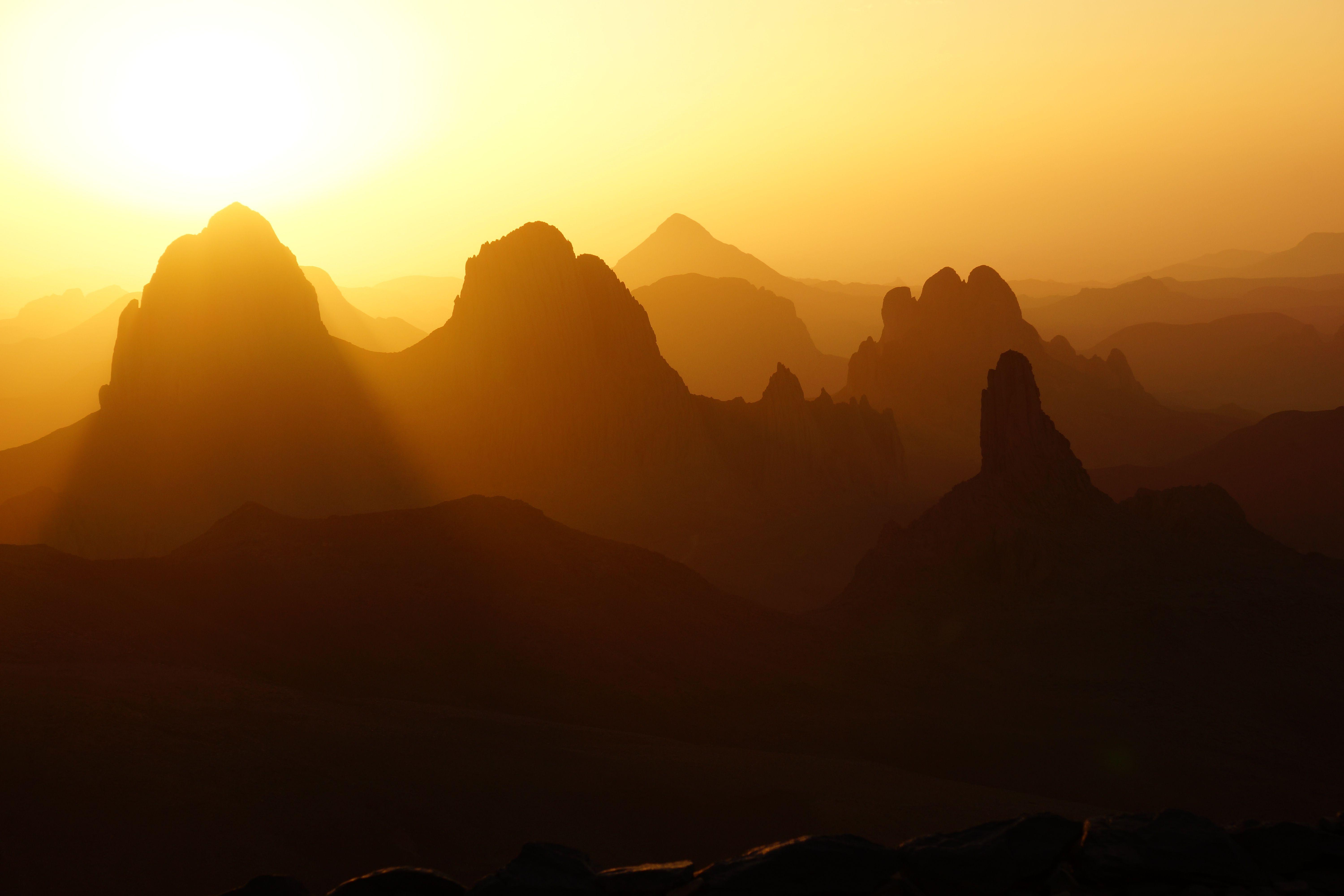 6000x4000 Hoggar Mountains Wallpaper
