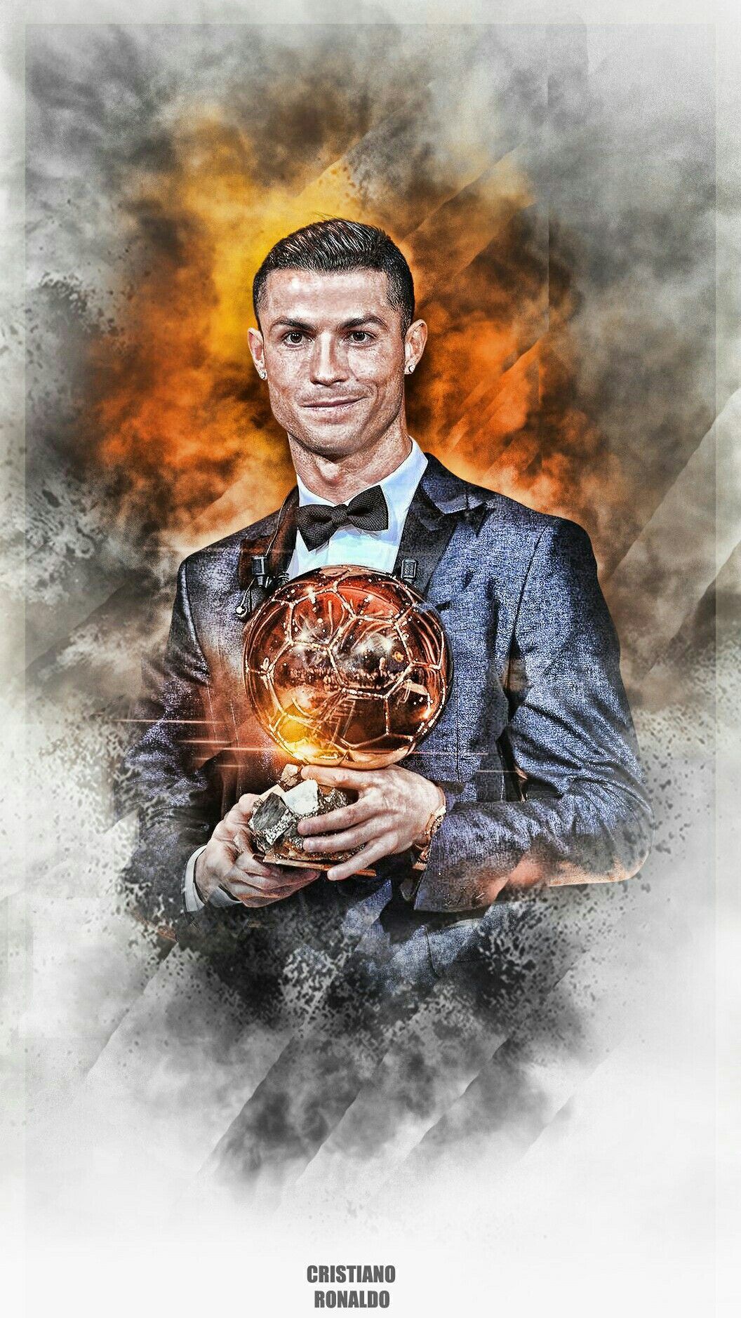 1056x1878 Ronaldo Ballon D'Or Wallpaper