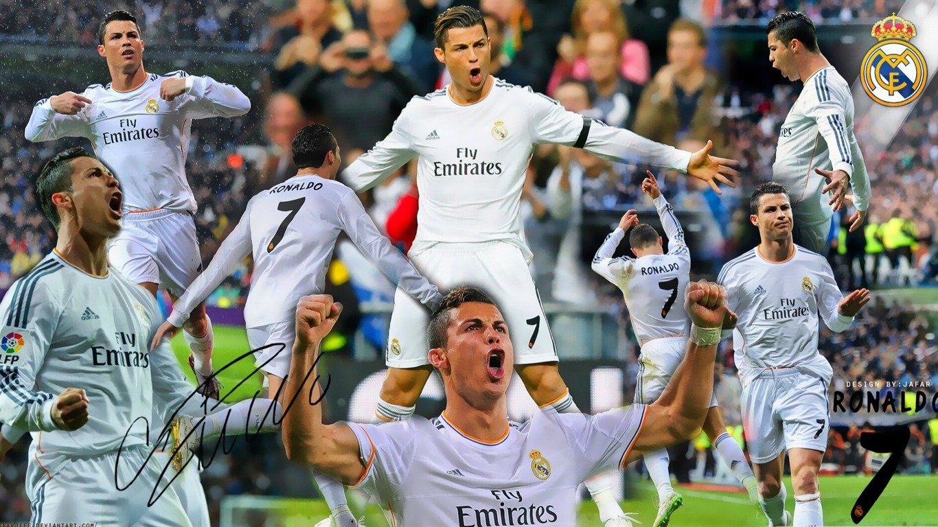 1366x768 Cristiano Ronaldo FIFA BALLON DOR 2015 Wallpaper 05