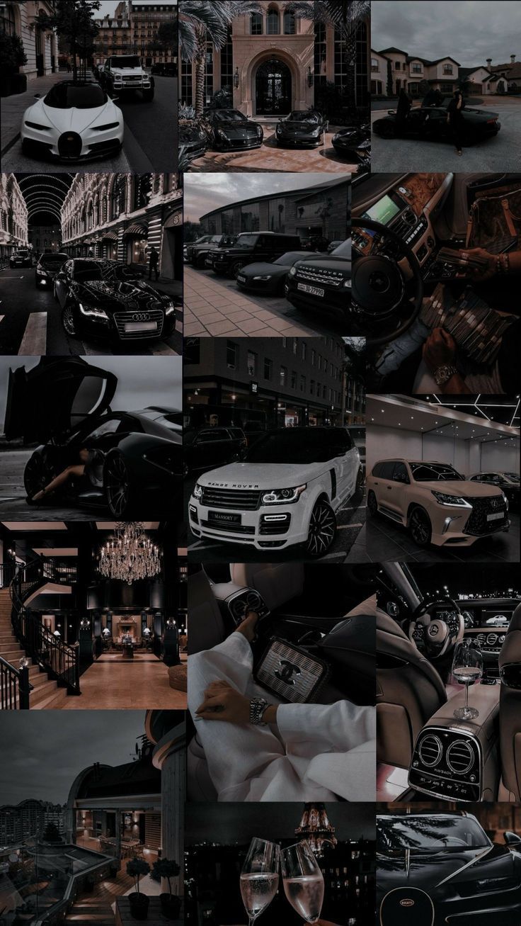 736x1307 ₩_ChangLix_₩. Aesthetic desktop wallpaper, Black aesthetic wallpaper, Mafia wallpa. Fotoğraf kolajı, Kolaj, Hayalinizdeki arabalar