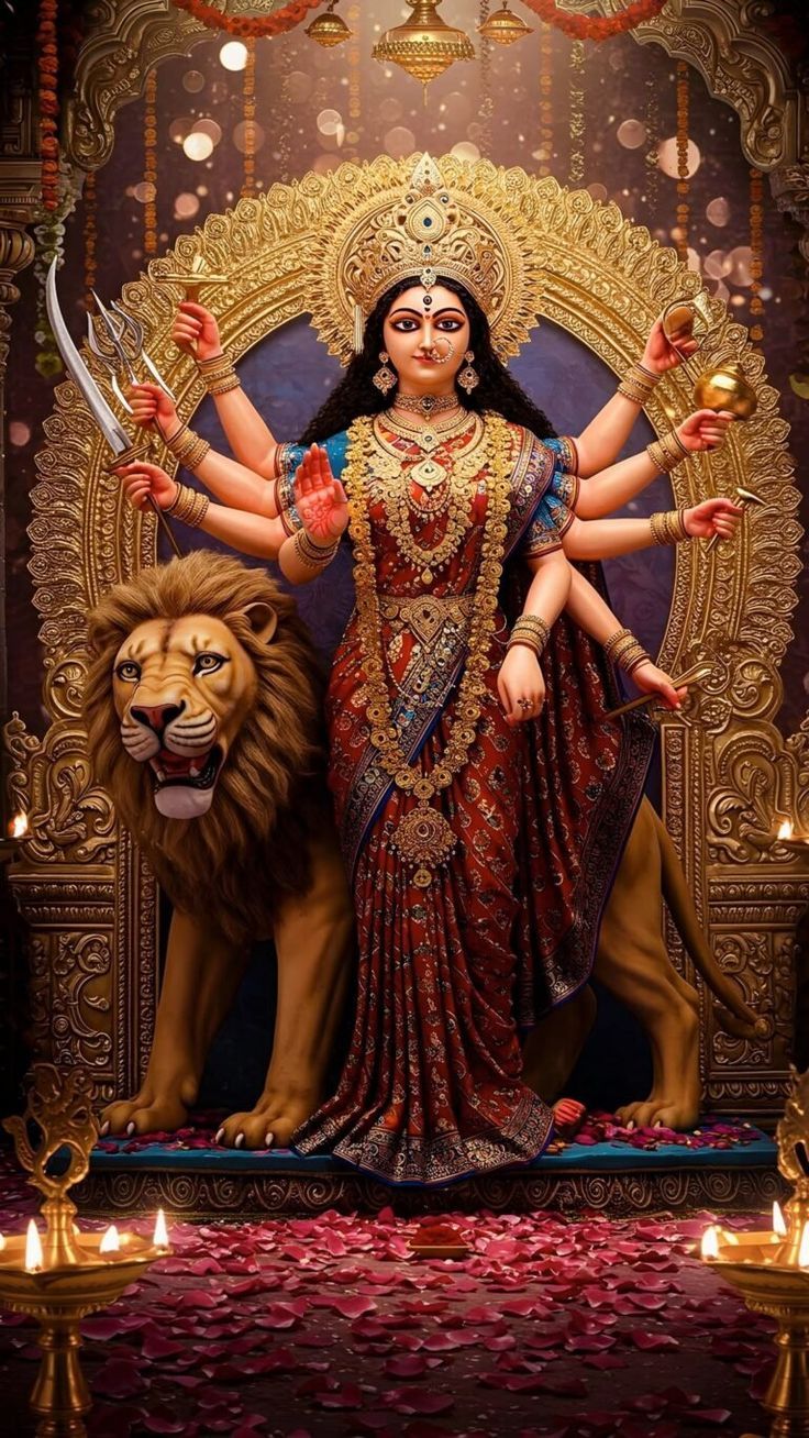 736x1308 Full HD High Resolution Maa Durga Image, Pic, Photo, Image, Wallpaper Mixing Image