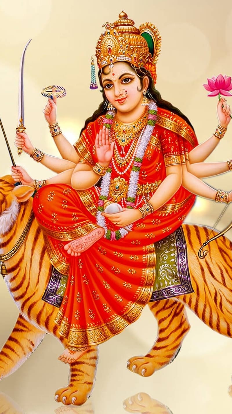 800x1422 HD durga ji ka wallpaper