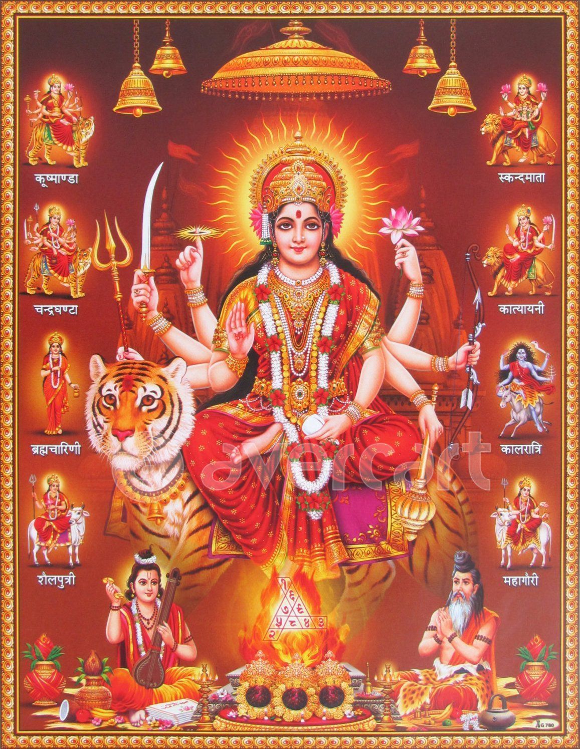 1157x1494 Nava Durga Wallpaper