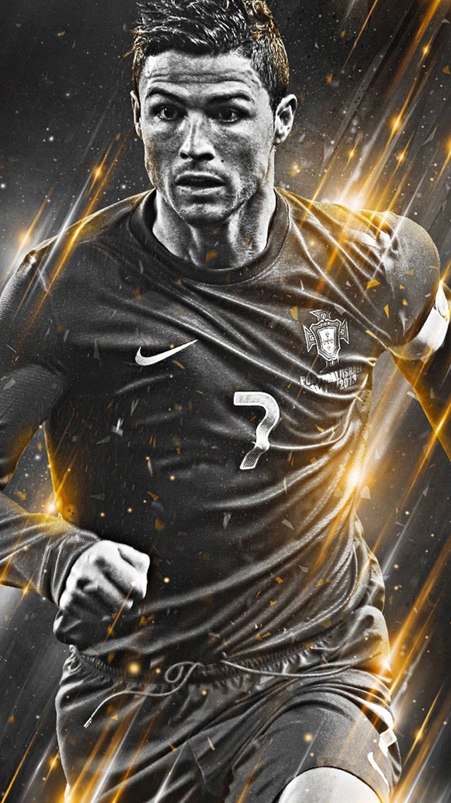 900x1600 Cristiano Ronaldo playing Wallpaper 2K for iPhone and Mobile Phone