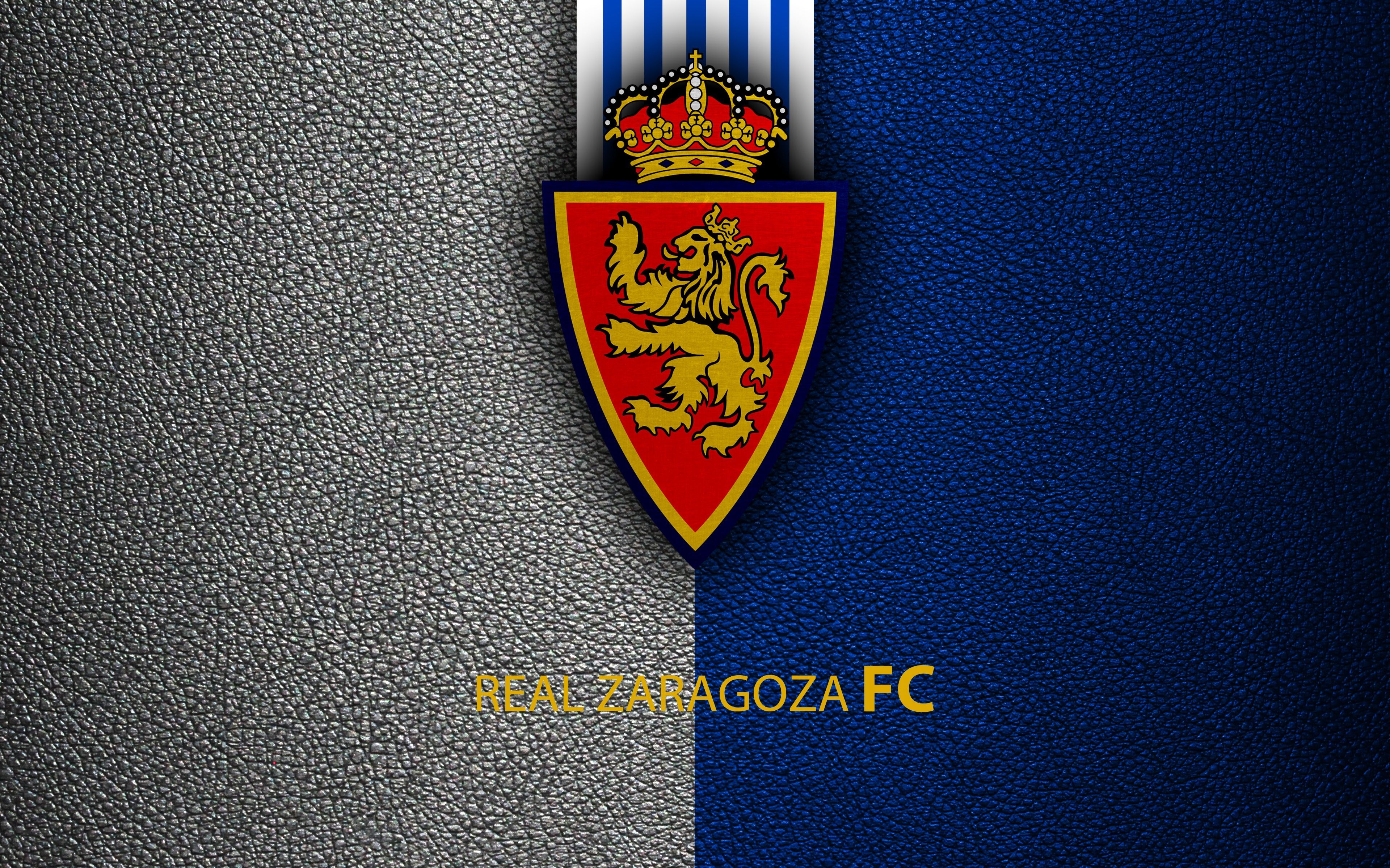 3840x2400 Wallpaper wallpaper, logo, football, Sport, Primera Division, Real Zaragoza for mobile and desktop, section спорт, resolution 3840x2400