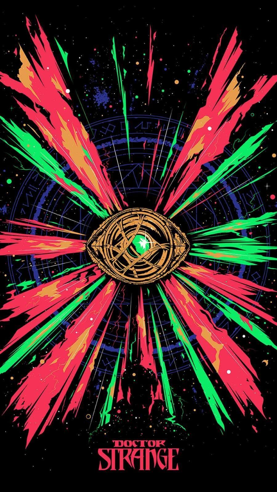 900x1599 Doctor Strange Eye of Agamotto iPhone Wallpaper
