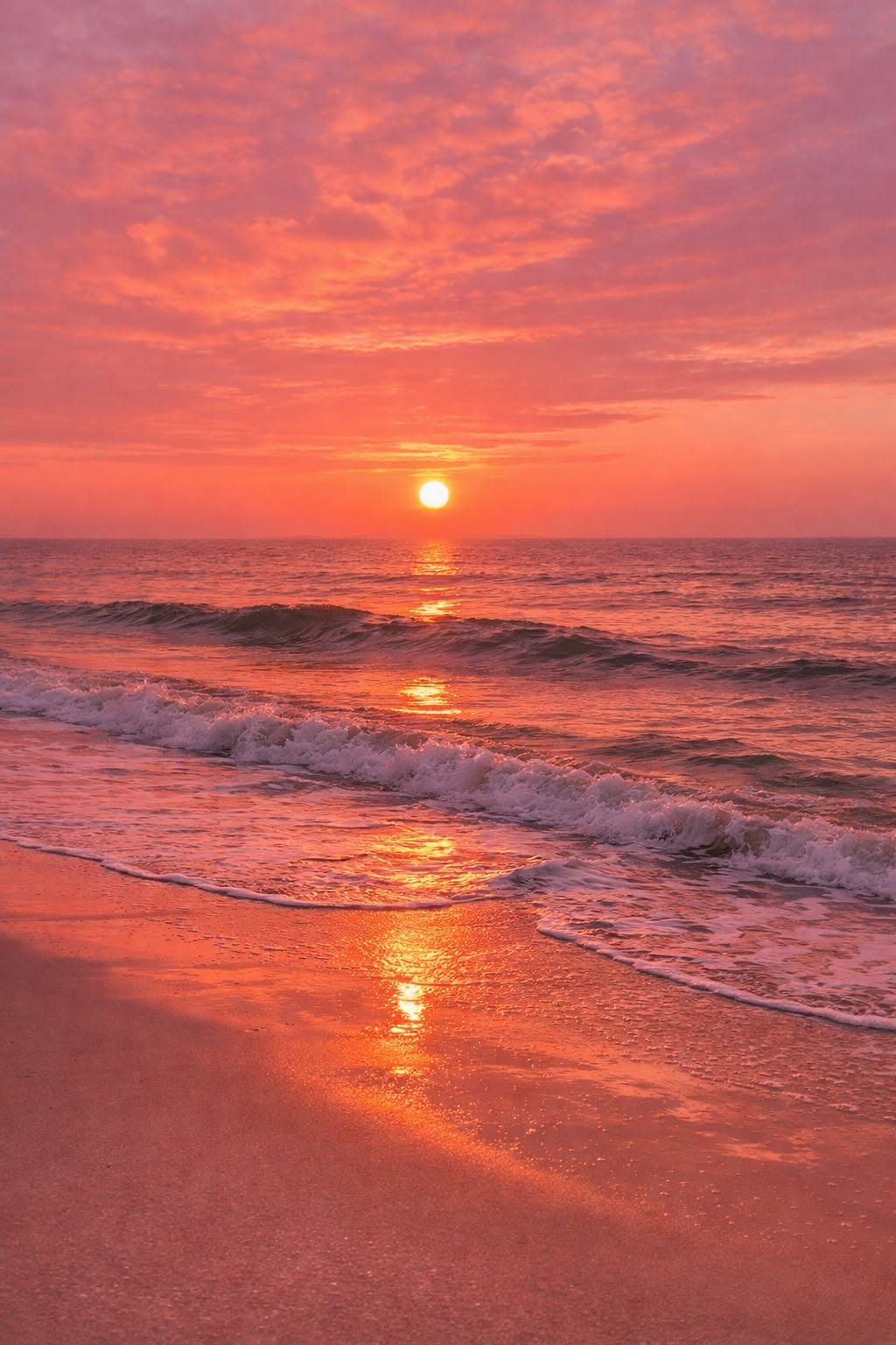 1024x1536 Realme C21 Galaxy Note Samsung Motherboard Price In Bangladesh The Sun Is Setting Over The Ocean With Waves Lapping In Front Of It