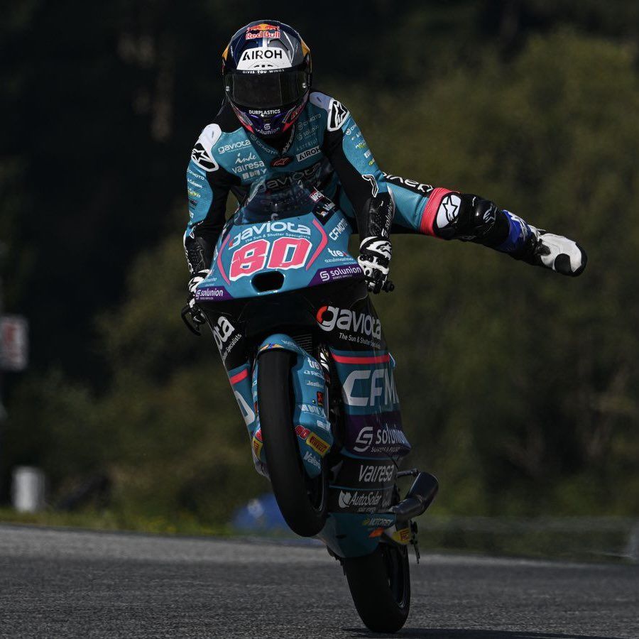 900x900 His seventh win of the season! David Alonso is DOMINATING Moto3 this year, he wins in Austria ahead of David Munoz then Daniel Holgado! #MotoGP