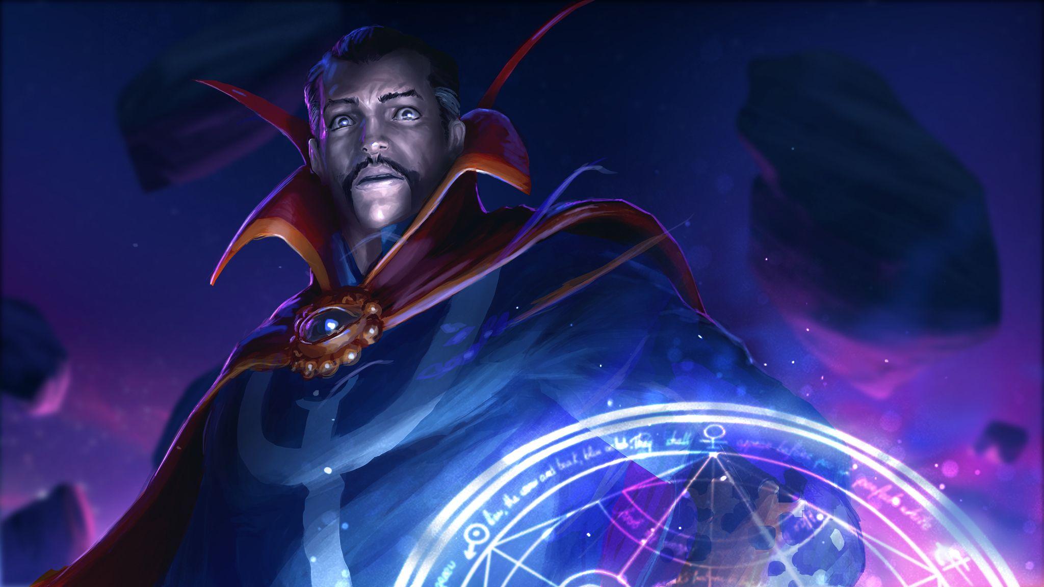 2048x1152 Doctor Strange Wallpaper Contest Of Champions Doctor