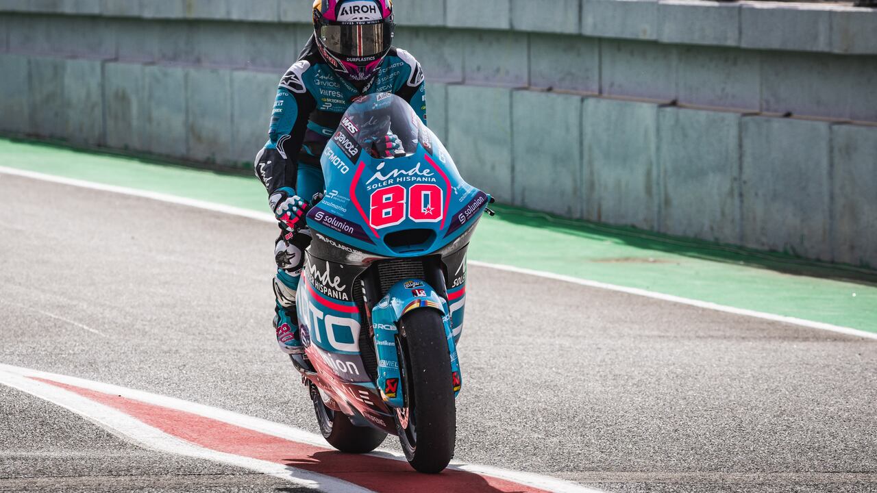 1280x720 David Alonso sufre un problema con su moto y pierde la pole: se activa la operación remontada en Estados Unidos