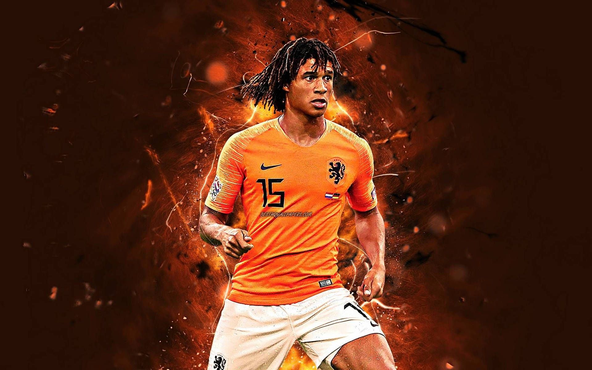1920x1200 Nathan Ake Representing The Netherlands Wallpaper